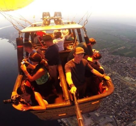 Luxor Hot Air Balloon ride across west bank